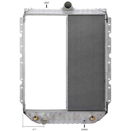 Spectra Premium Aluminum Industrial Radiator, 2006-3505A 2006-3505A